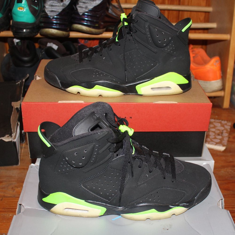 Jordan 6 Retro Electric Green Sz 12